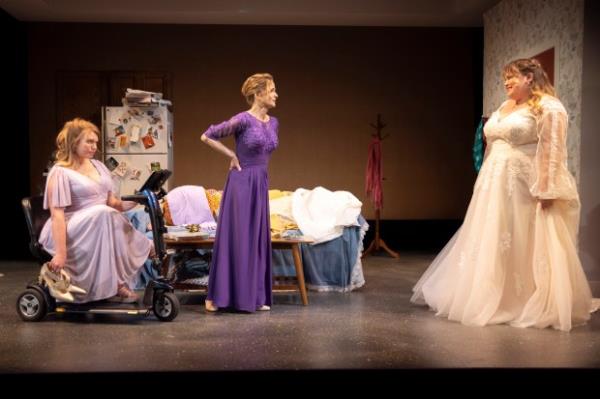 Madison Ferris, Kyra Sedgwick and Lily Mae Harrington in "All of Me." (Monique Carboni)